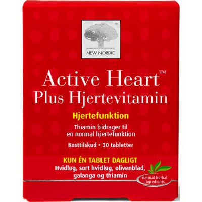 Active Heart Plus Hjertevitamin 30 tab