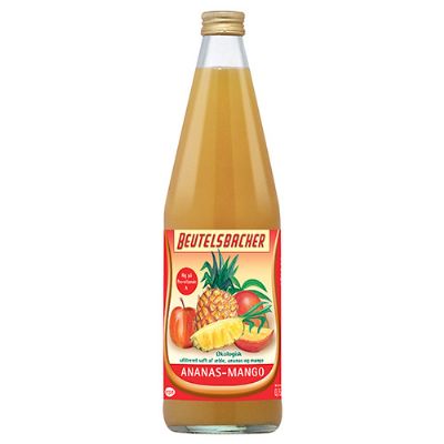 Ananas-Mango saft økologisk 750 ml