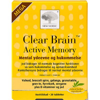 Clear Brain Active Memory Mega 30 tab