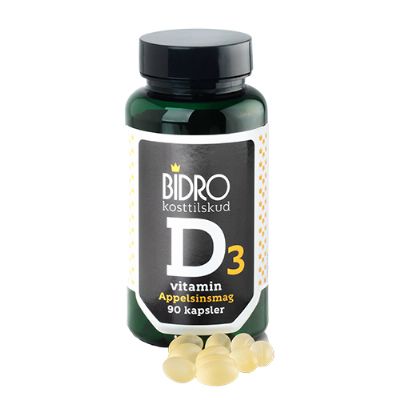 D-vitamin 38 ug m.appelsinsmag 90 kap