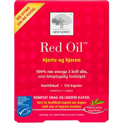 Red Oil omega 3 krill olie 120 kap