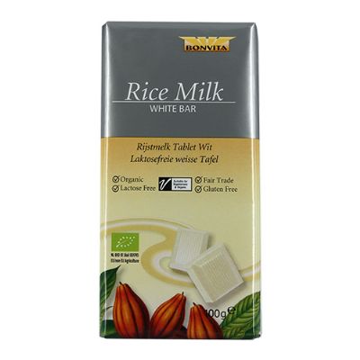 Risdrik chokolade hvid økologisk 100 g