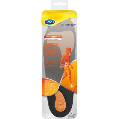 Scholl Med Insoles Low Back (M) 1 pk