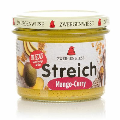 Smørepålæg Mango/Karry Streich økologisk 180 g