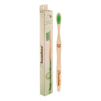 Tandbørste bambus soft 1 stk