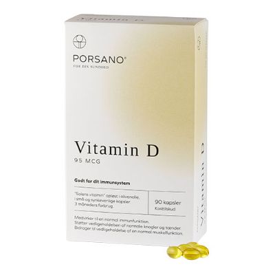 Porsano Vitamin D 95 mcg 90 kap