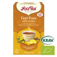 Yogi Tea Feel Pure with Lemon økologisk 17 br