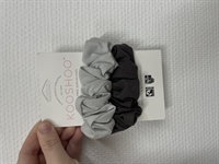 Hår scrunchie Lys-/Mørkegrå plastfri 2 stk 1 pk