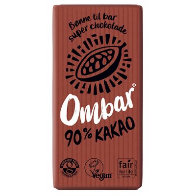 Ombar 90% chokolade økologisk 35 g