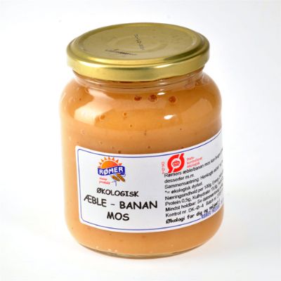Æble banan mos økologisk 360 g