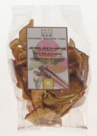 Æblechips m. kanel økologisk 75 g