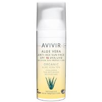 AVIVIR Aloe Vera Anti-Age Sun Face SPF 15 Holdbarhed 29.09.25 50 ml