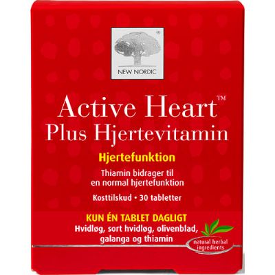 Active Heart Plus Hjertevitamin 30 tab