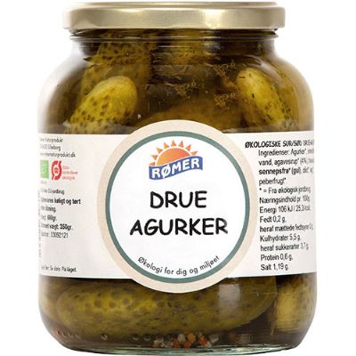 Drueagurker økologisk 680 g