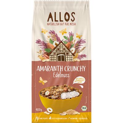 Amaranth crunchy mysli økologisk 400 g