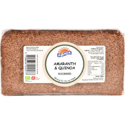 Amaranth og quinoa brød i skiver økologisk 500 g