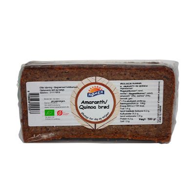 Amaranth og quinoa brød i skiver økologisk 500 g