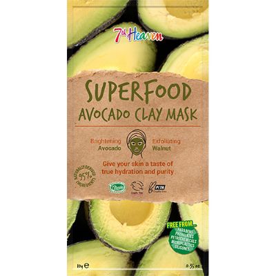 Ansigtmaske Superfood Avocado 7th Heaven 10 g