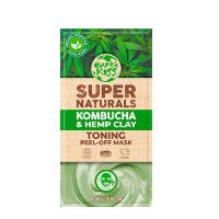 Ansigtsmaske Kombucha & Hemp Clay Toning Peel-Off Super Naturals 10 ml