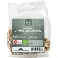 Appelsinskal sød, skåret økologisk 80 g