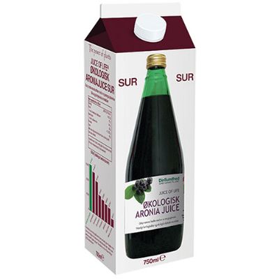 Aronia saft Ø, naturel 750 ml