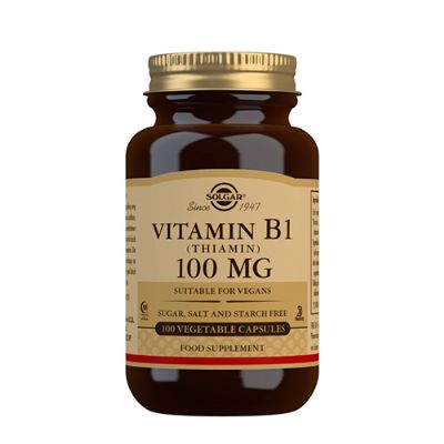 B1-vitamin 100 mg (Thiamin) 100 kap