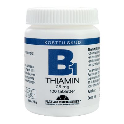 B1 vitamin 25 mg 100 tab