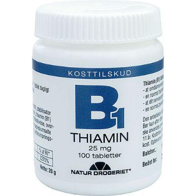 B1 vitamin 25 mg 100 tab