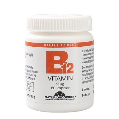 B12 vitamin 9 mcg 60 kap