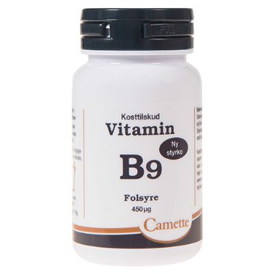 B9 vitamin folsyre 450mcg 90 tab