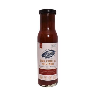 BBQ sauce Chili & Sennep økologisk 250 g