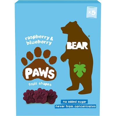 BEAR Paws Multipack Raspberry & Blueberry 100 g