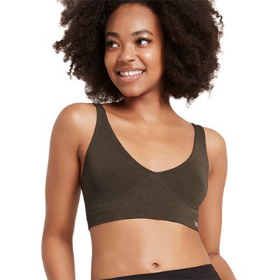 Shaper Crop Bra dark olive str. L 1 stk