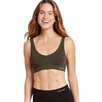 Padded Shaper Crop Bra dark olive str. L 1 stk