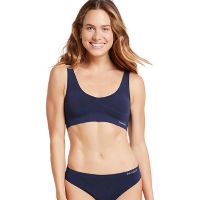 Padded Shaper Crop Bra navy str. L 1 stk