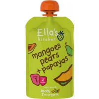 Babymos mango, pære, & papayaØ 4 mdr Ellas Kitchen 120 g
