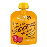 Babymos med banan 4 mdr økologisk Ellas Kitchen 70 g