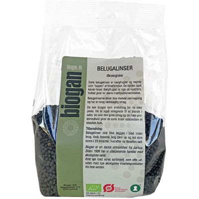 Beluga linser økologisk 500 g