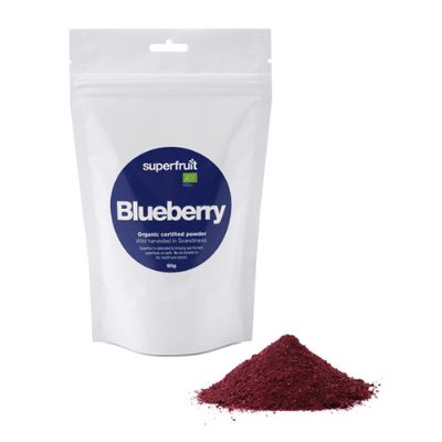 Blåbær pulver økologisk Superfruit 90 g