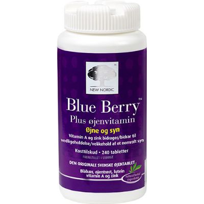 Blue Berry plus øjenvitamin 240 tab