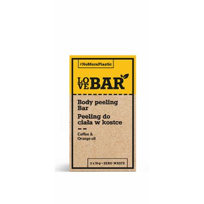 Body peeling Bar m. Kaffe & Appelsin olie 60 g