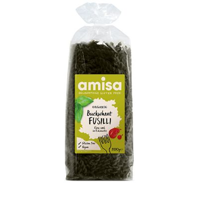 Boghvede Fusilli pasta økologisk 500 g