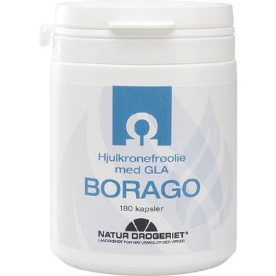 Borago hjulkroneolie 180 kap