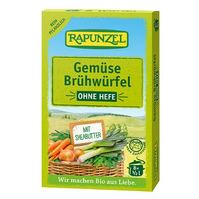 Bouillon økologisk vegetabilsk 8 tern 96 g