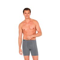 Boxer shorts extra lange mørkegrå str. L 1 stk