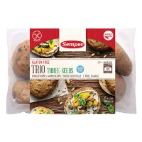 Brød trio glutenfri Semper 300 g