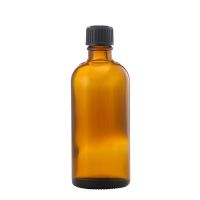 Brun glasflaske 100 ml 1 stk