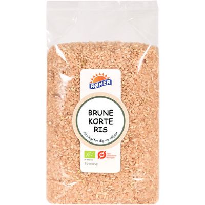 Brune korte ris økologisk 1 kg