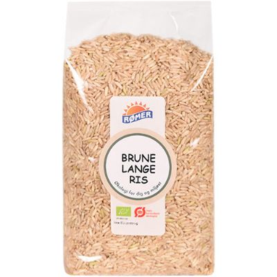 Brune lange ris økologisk 1 kg
