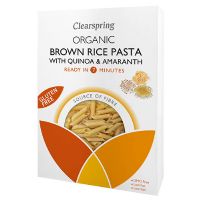 Brune ris penne økologisk m. quinoa & amaranth 250 g